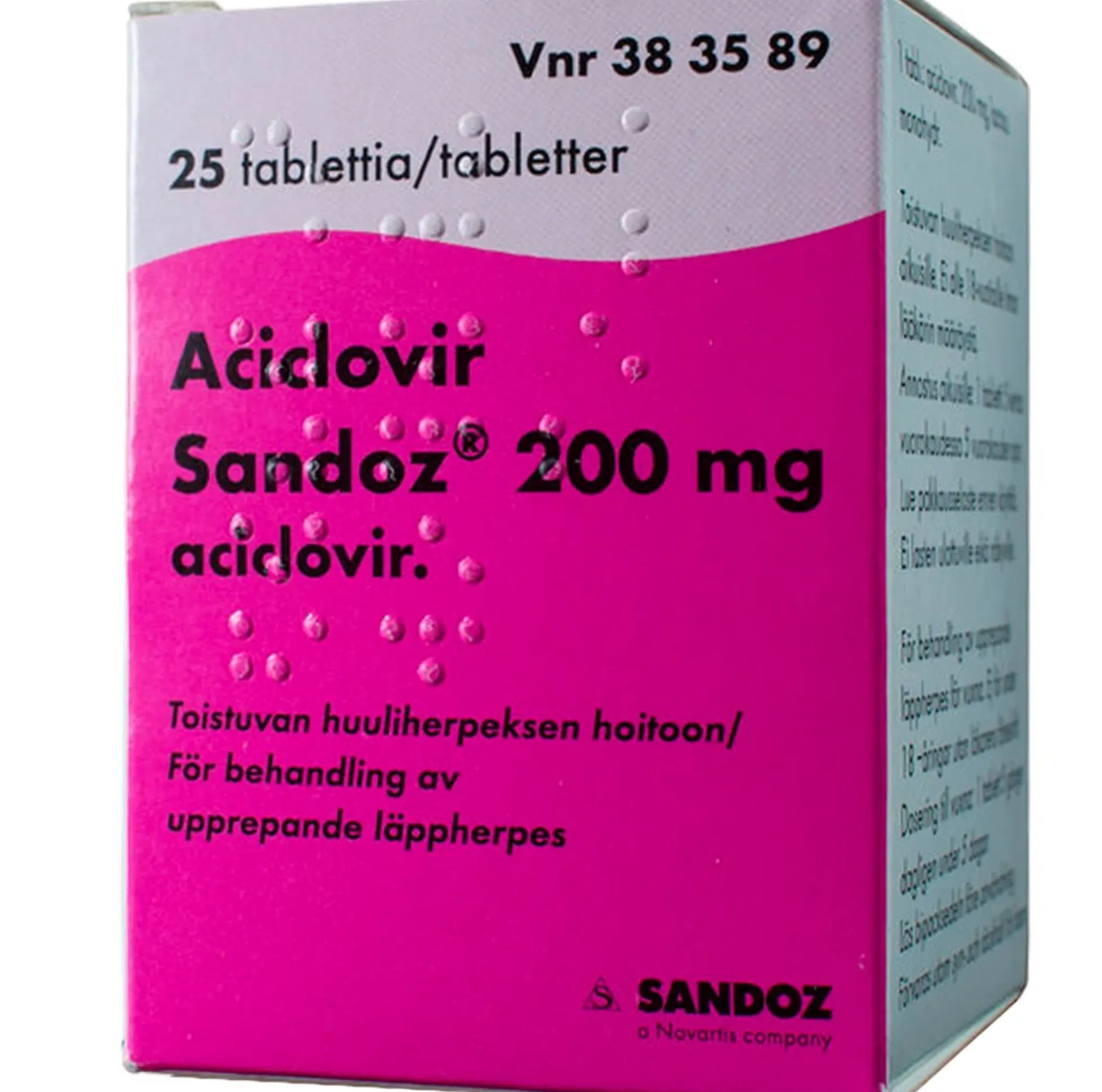 Aciclovir Sandoz 200 mg