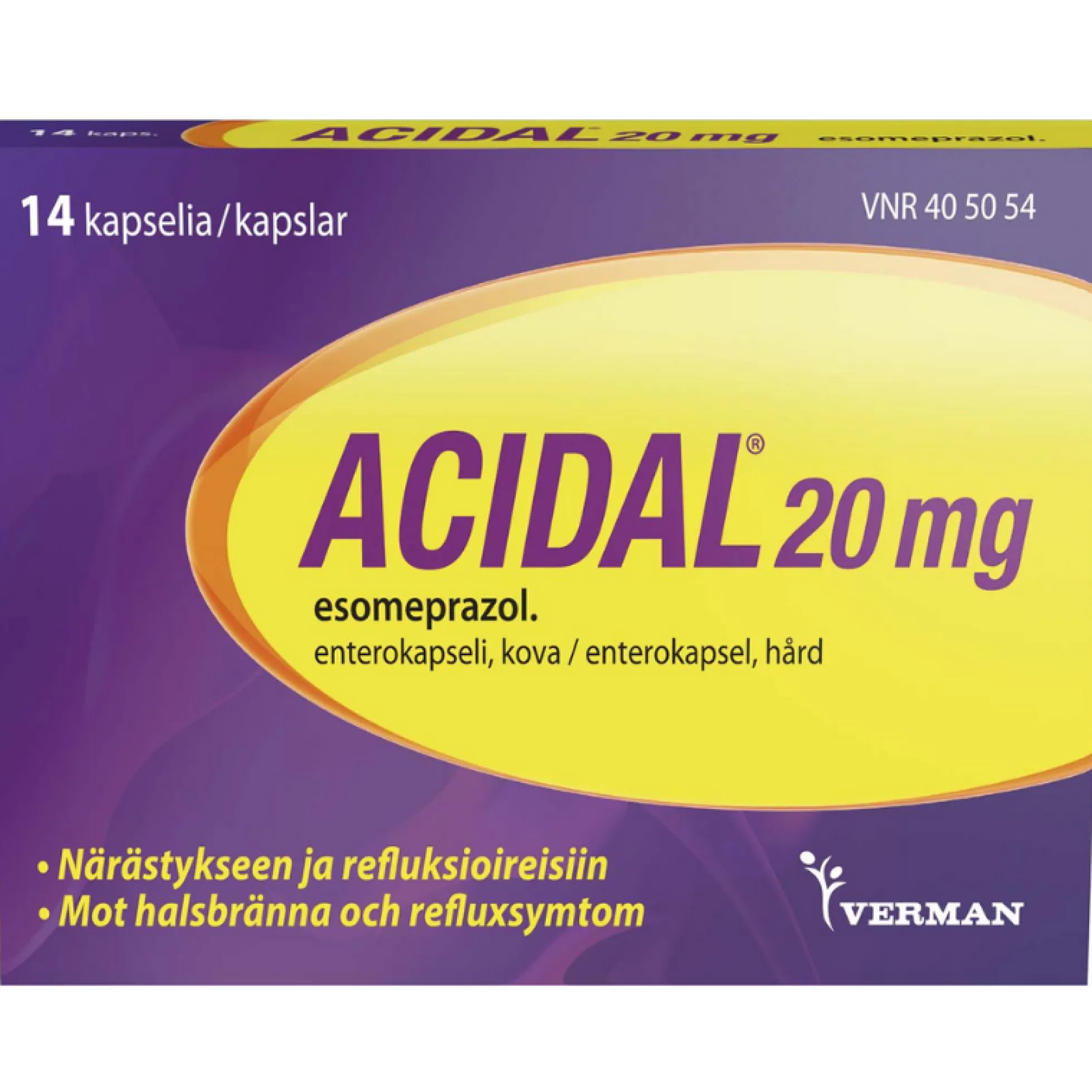 Acidal 20 mg