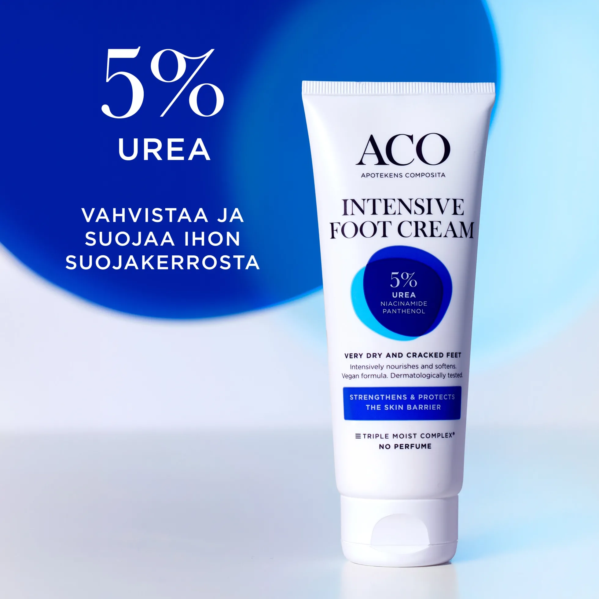 ACO Body Intensive Foot Cream täyteläinen ja pehmentävä jalkavoide 100 ml