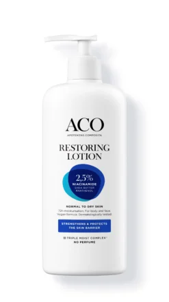 ACO Body Restoring Lotion kevyt ja tehokosteuttava vartalovoide 300 ml