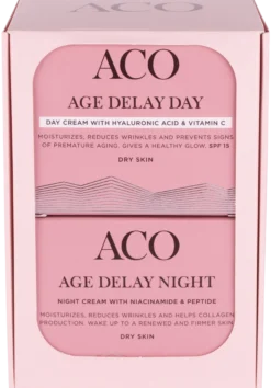 ACO Face Age Delay Dry Skin-lahjapakkaus