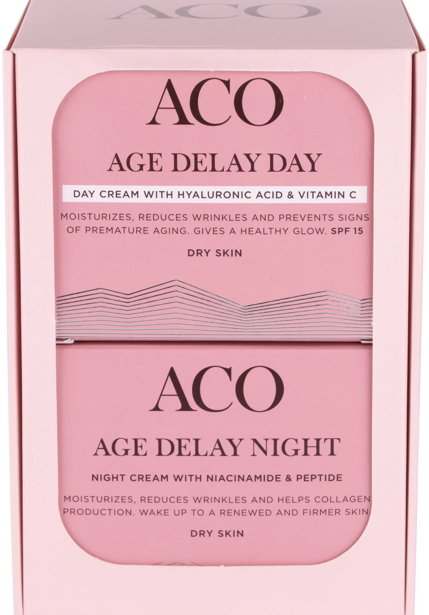 ACO Face Age Delay Dry Skin-lahjapakkaus