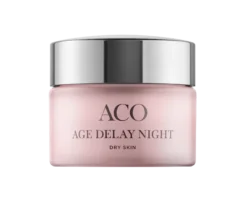 ACO Face Age Delay Night Cream Dry Skin yövoide kuivalle iholle ikääntymisen merkkeihin