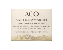 ACO Face Age Delay+ Night Cream täyteläinen yövoide aikuiselle iholle