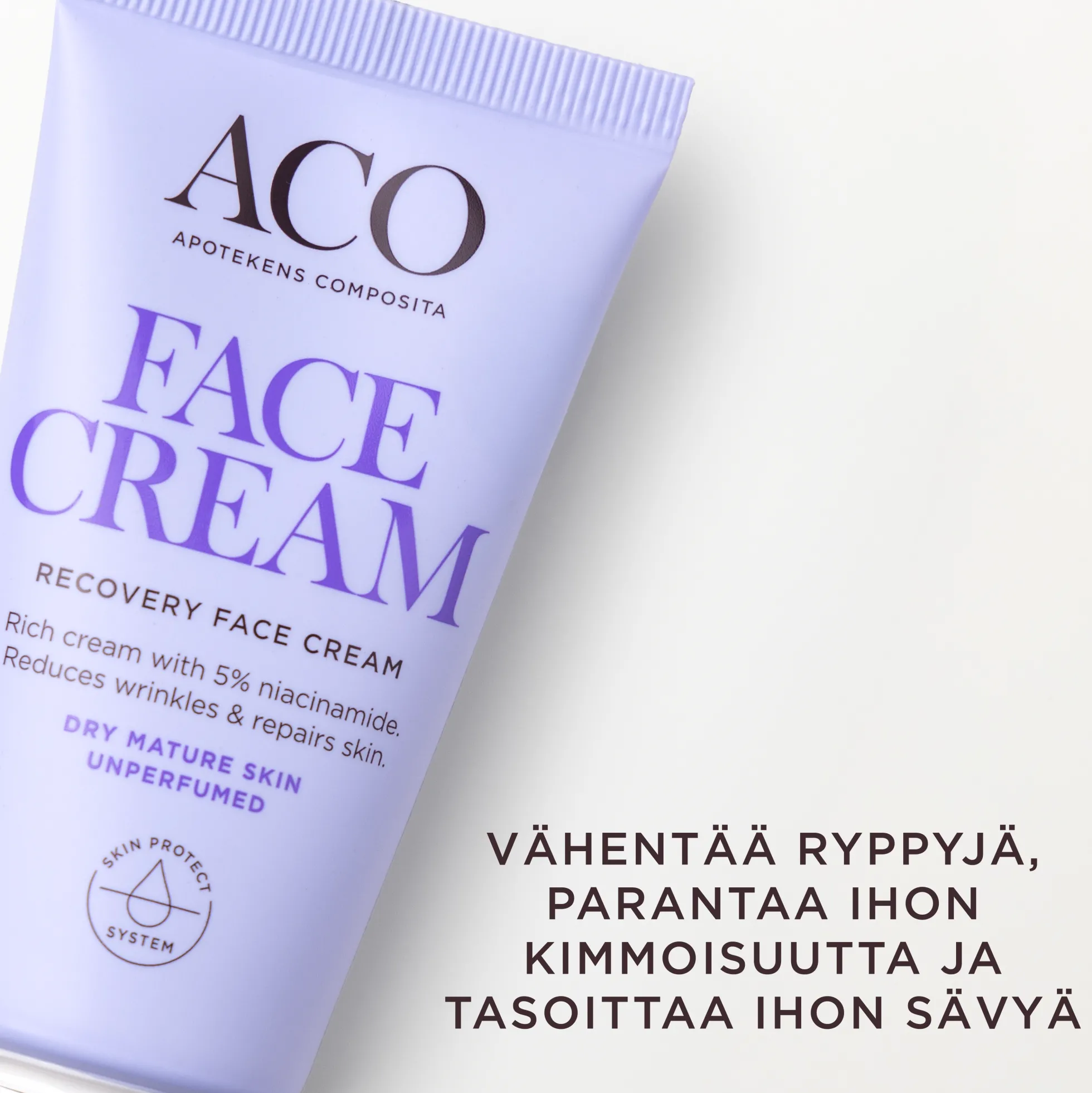ACO Face DC Anti Age Recovery Cream täyteläinen kasvovoide aikuiselle iholle 50 ml hajusteeton