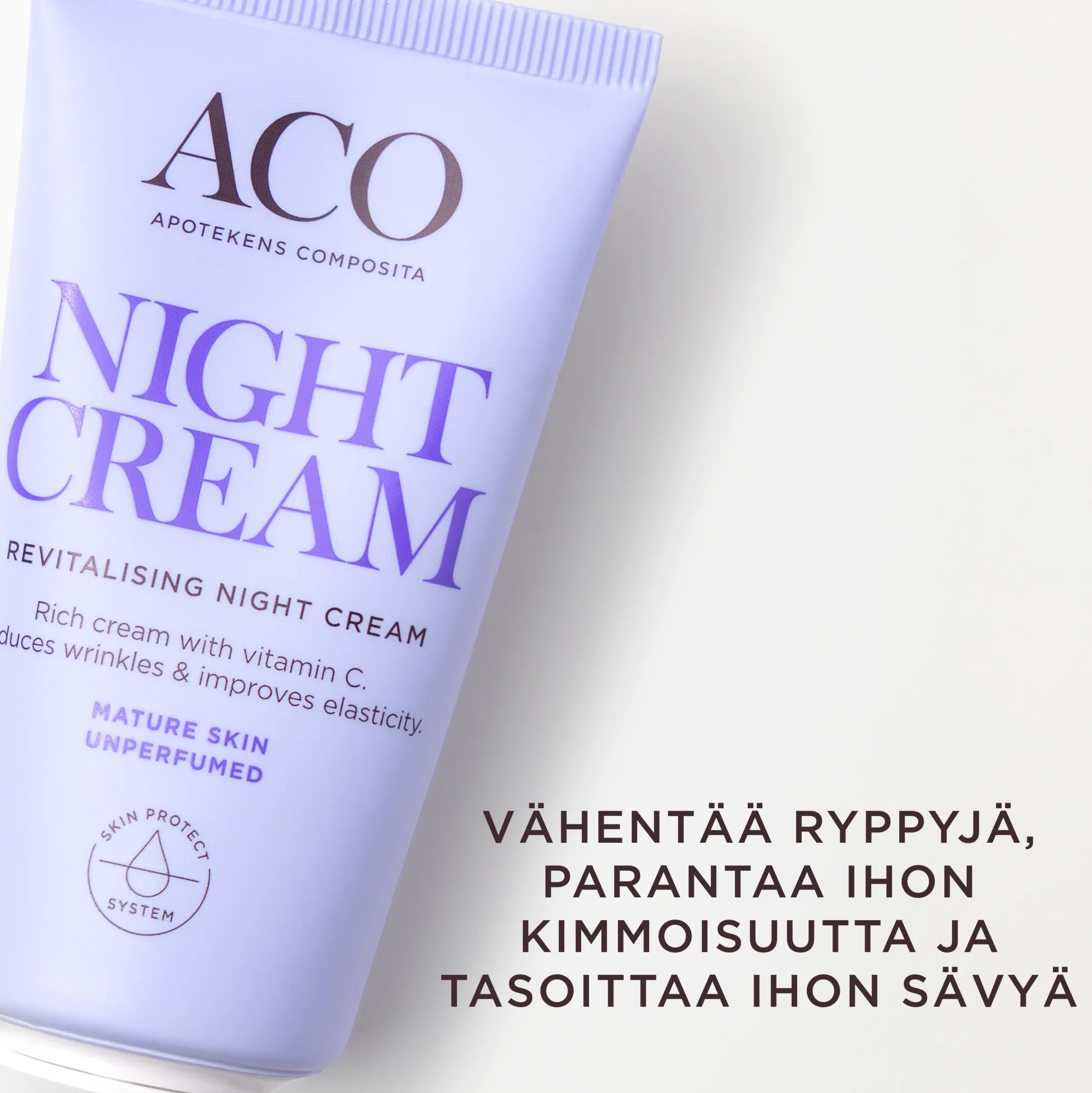ACO Face DC Anti Age Revitalising Night Cream yövoide aikuiselle iholle 50 ml hajusteeton
