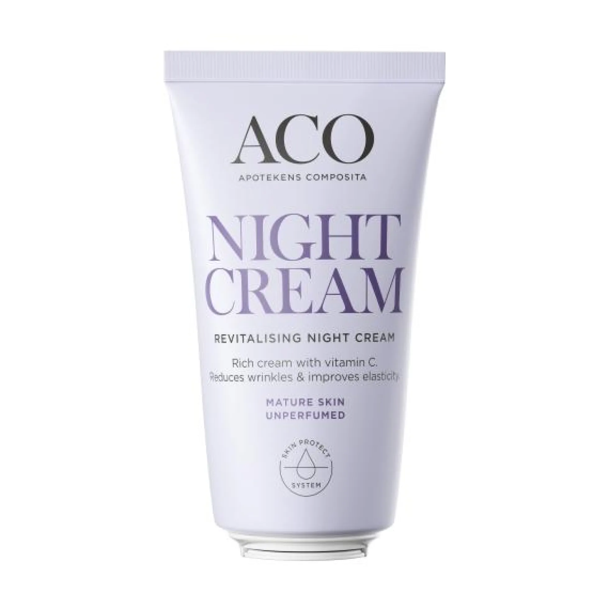 ACO Face DC Anti Age Revitalising Night Cream yövoide aikuiselle iholle 50 ml hajusteeton