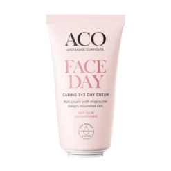 ACO Face DC Caring 3+3 Day Cream ravitseva päivävoide kuivalle iholle 50 ml hajusteeton