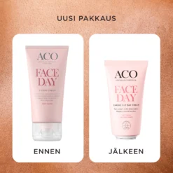 ACO Face DC Caring 3+3 Day Cream ravitseva päivävoide kuivalle iholle 50 ml hajusteeton