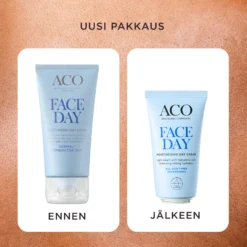 ACO Face DC Moisturising Day Cream kosteuttava päivävoide 50 ml hajusteeton
