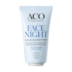 ACO Face DC Moisturising Night Cream kosteuttava yövoide 50 ml hajusteeton