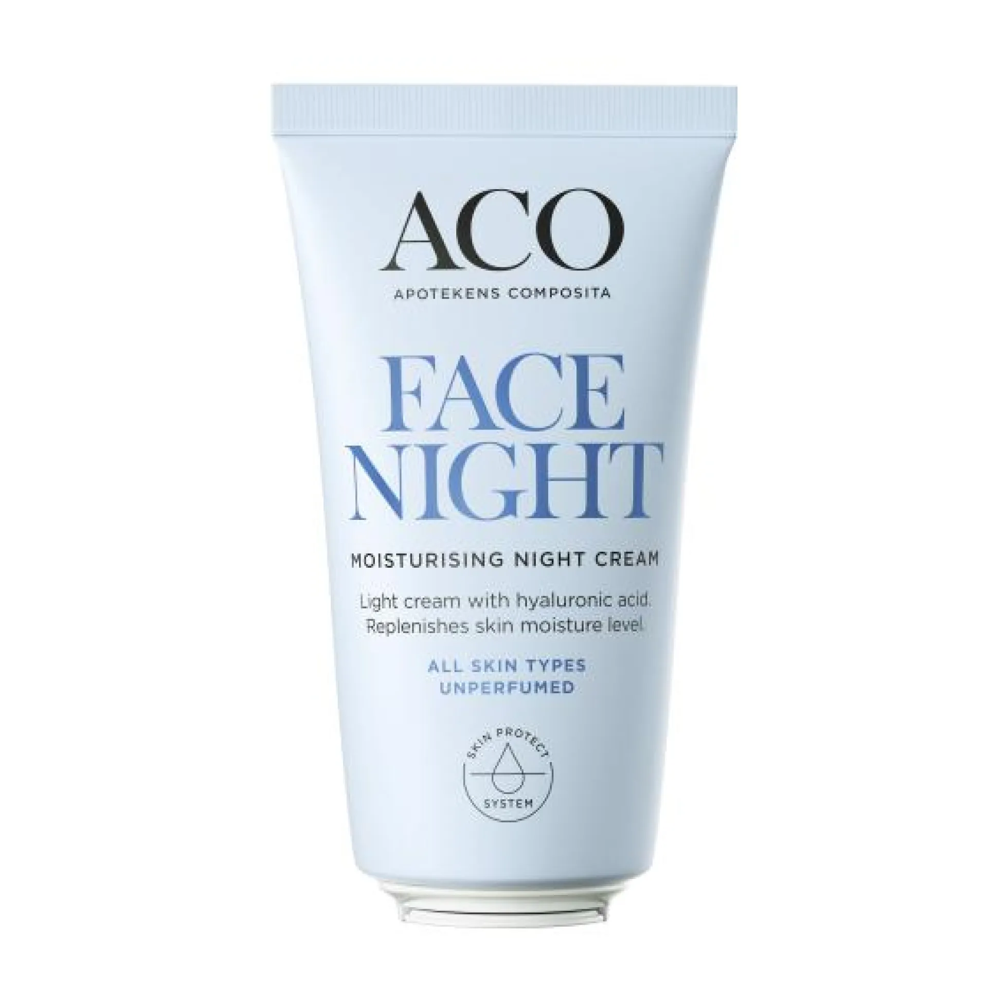 ACO Face DC Moisturising Night Cream kosteuttava yövoide 50 ml hajusteeton