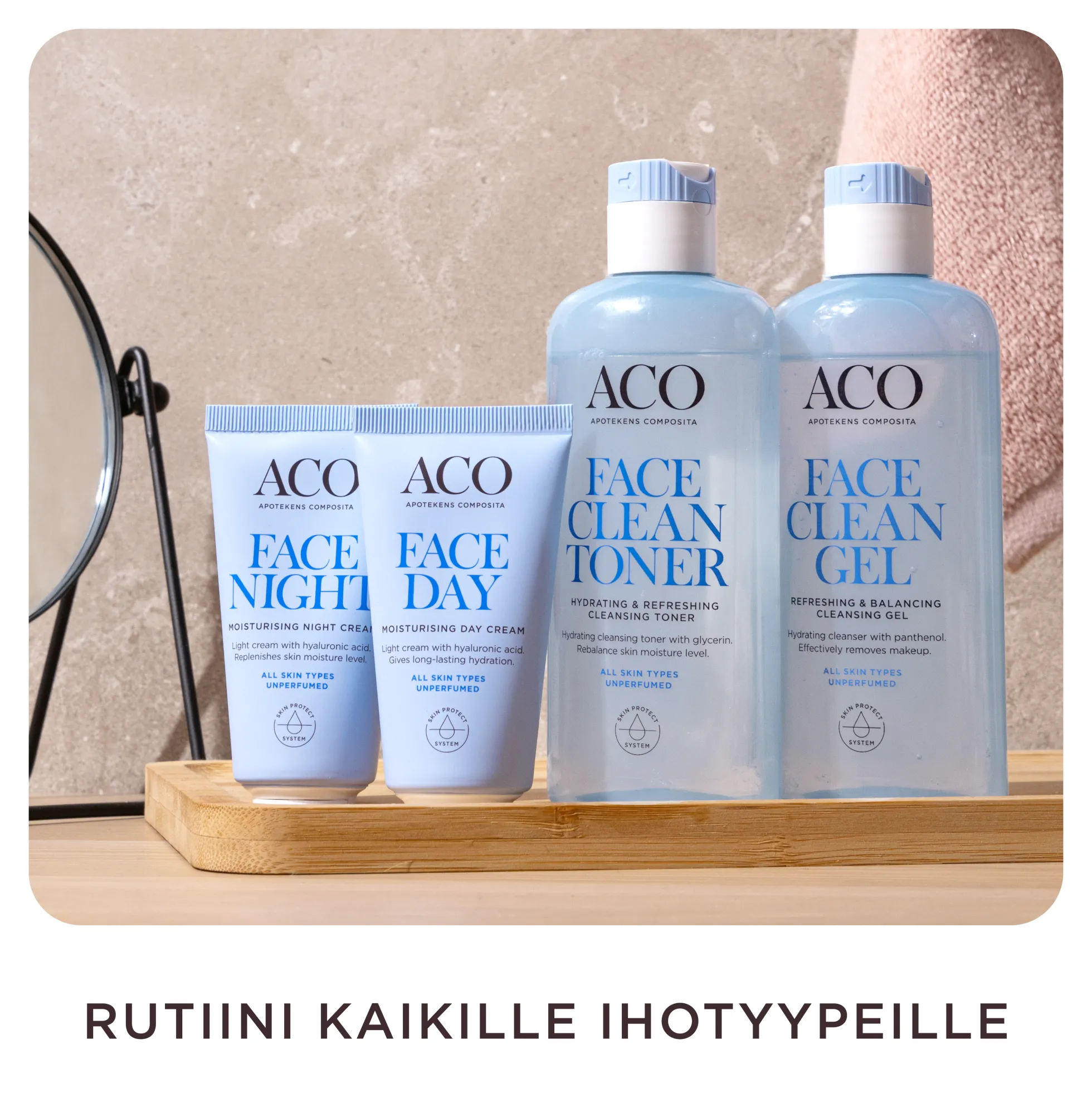 ACO Face DC Moisturising Night Cream kosteuttava yövoide 50 ml hajusteeton