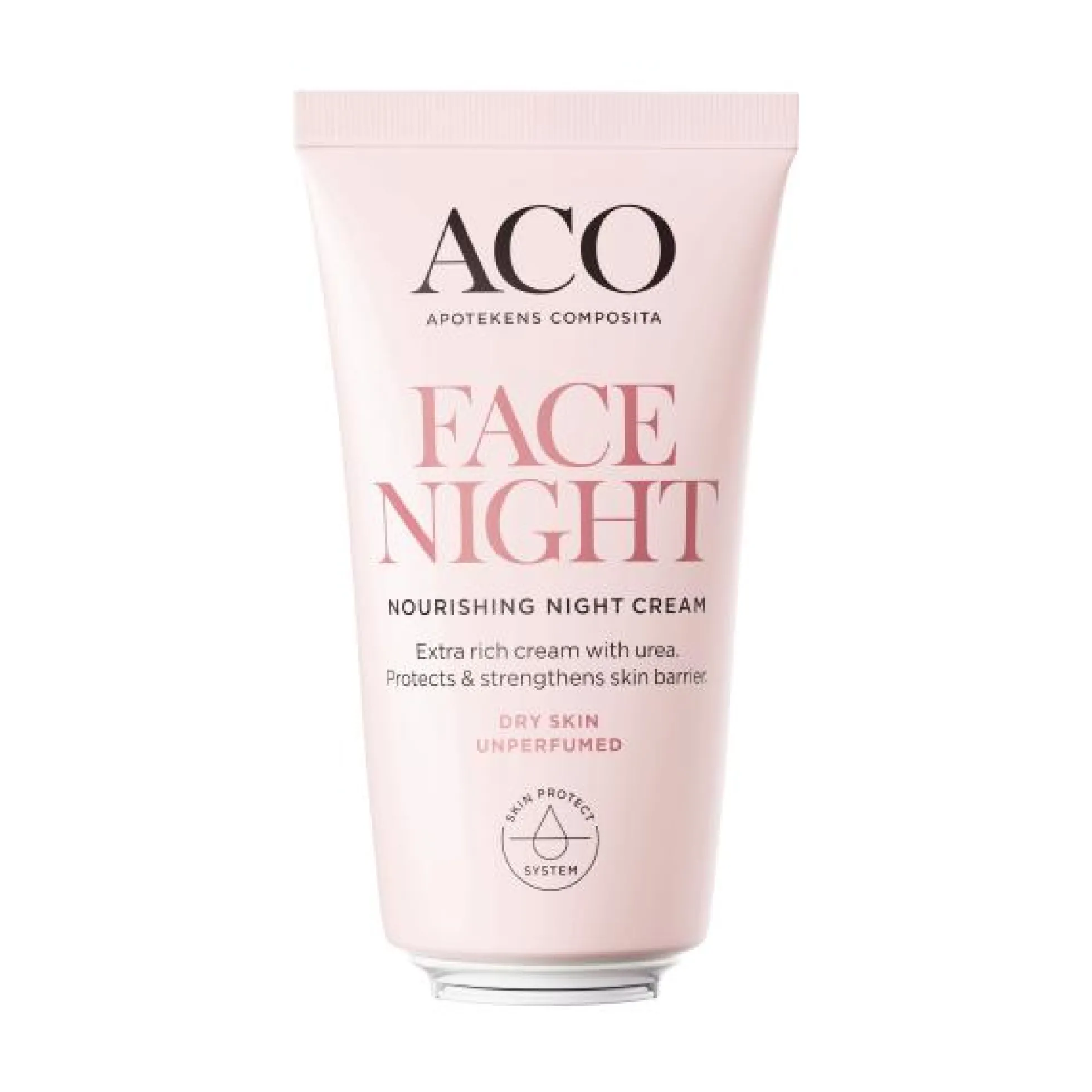ACO Face DC Nourishing Night Cream ravitseva yövoide kuivalle iholle 50 ml hajusteeton
