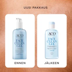 ACO Face DC Refreshing & Balancing Cleansing Gel hellävarainen puhdistusgeeli kasvoille 200 ml hajusteeton