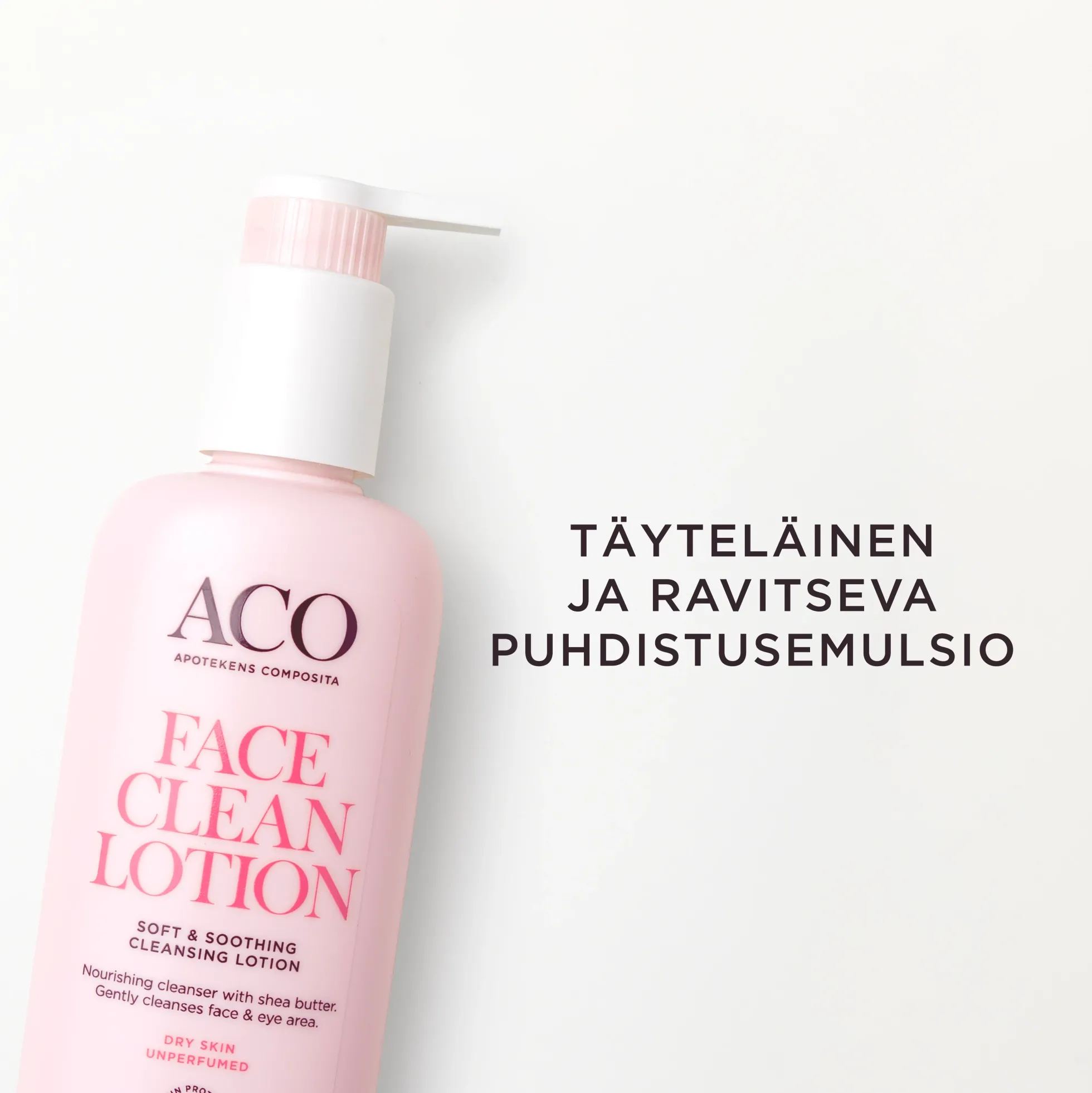 ACO Face DC Soft & Soothing Cleansing Lotion hellävarainen puhdistusemulsio 200 ml hajusteeton