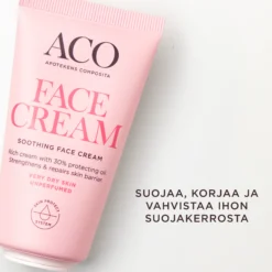 ACO Face DC Soothing Cream rauhoittava kasvovoide kuivalle iholle 50 ml hajusteeton