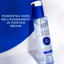 ACO Face Hydrating Micellar Cleansing Gel puhdistusgeeli herkälle iholle 200 ml
