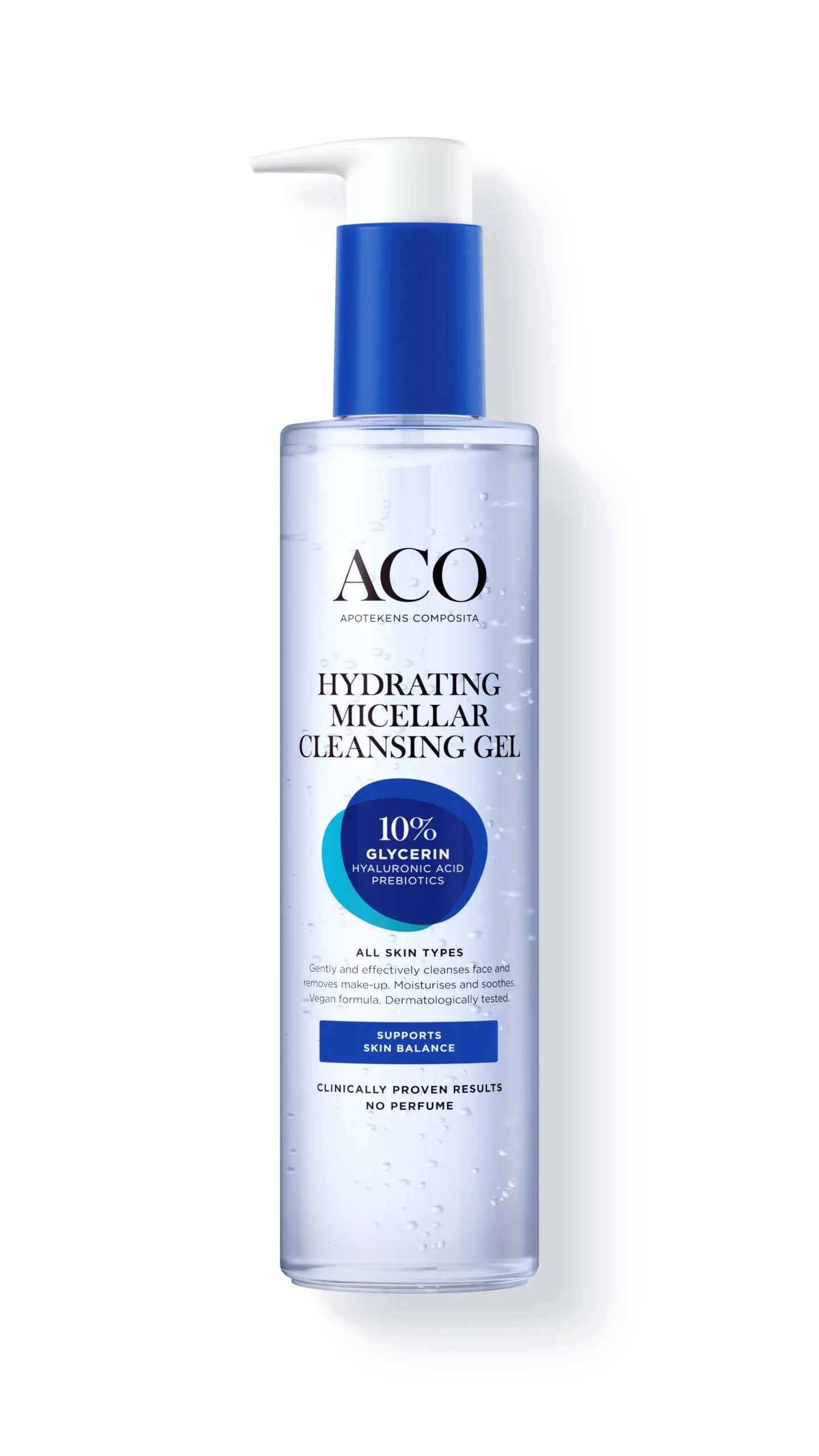 ACO Face Hydrating Micellar Cleansing Gel puhdistusgeeli herkälle iholle 200 ml
