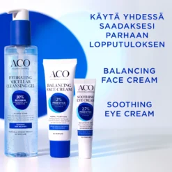 ACO Face Hydrating Micellar Cleansing Gel puhdistusgeeli herkälle iholle 200 ml