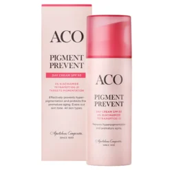 ACO Face Pigment Prevent Day Cream SPF50 pigmenttimuutoksia ehkäisevä päivävoide 50 ml