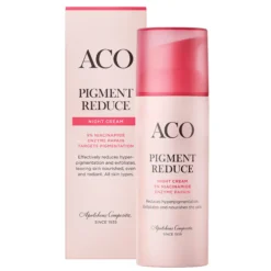 ACO Face Pigment Reduce Night Cream pigmenttimuutoksia ehkäisevä yövoide 50 ml