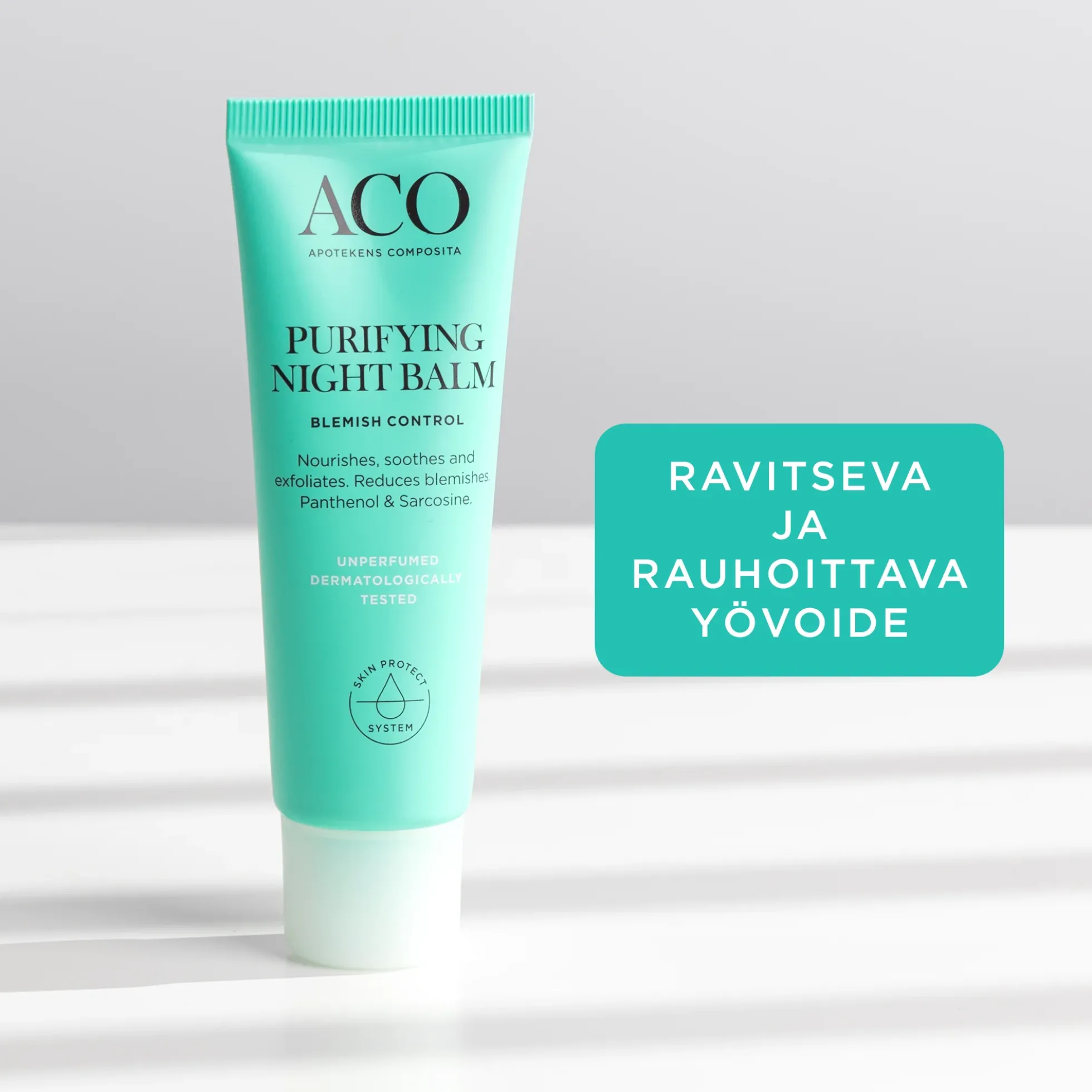 ACO Face Purifying Night Balm yövoide epäpuhtaalle iholle 50 ml