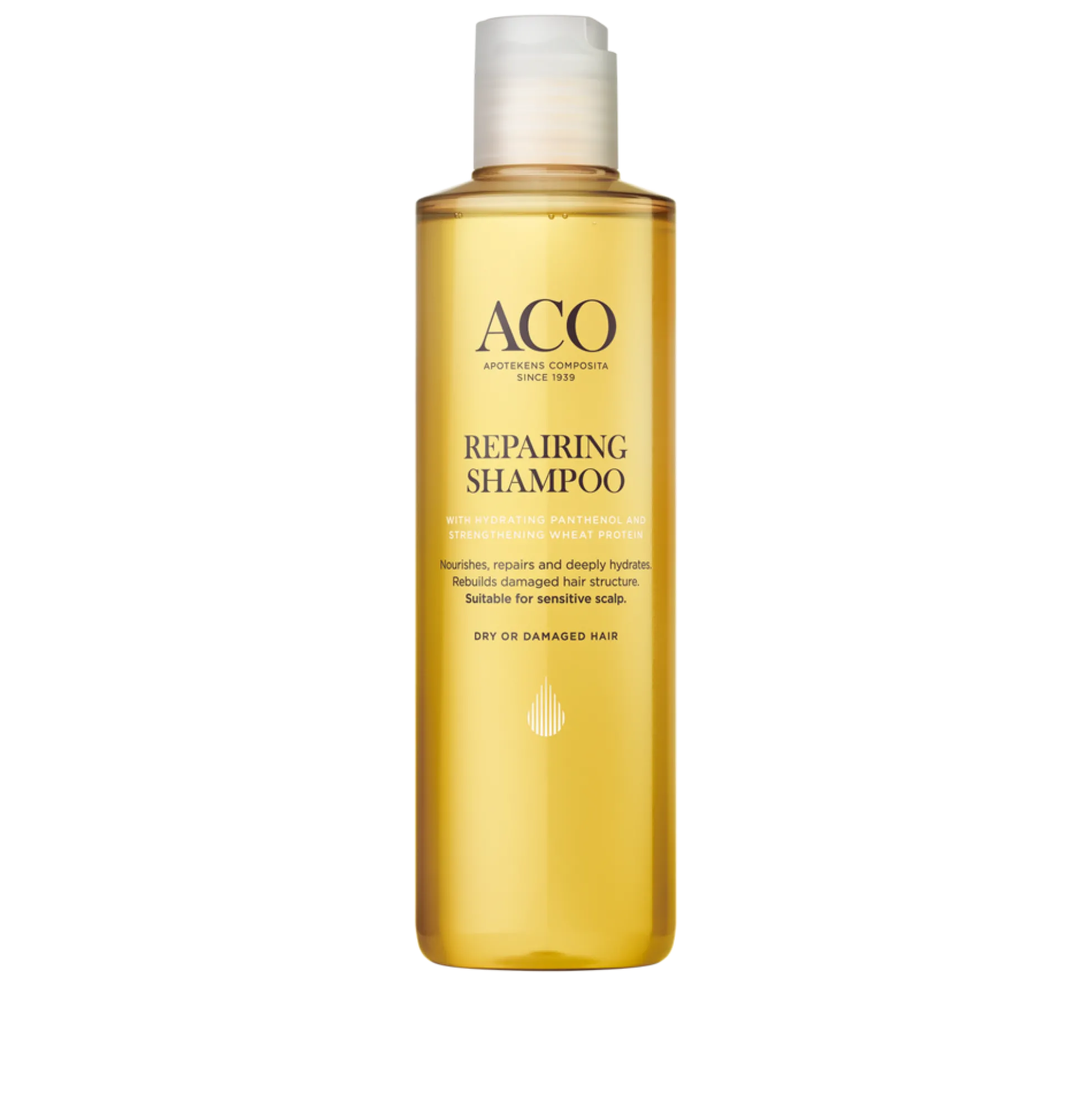 ACO Hair Repairing Shampoo korjaava shampoo vaurioituneille hiuksille 250 ml