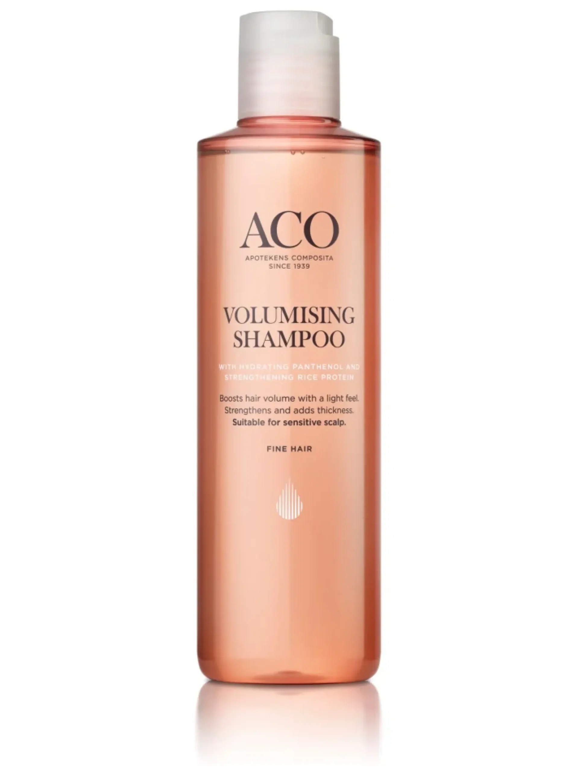 ACO Hair Volumising Shampoo tuuheuttava shampoo ohuille hiuksille 250 ml