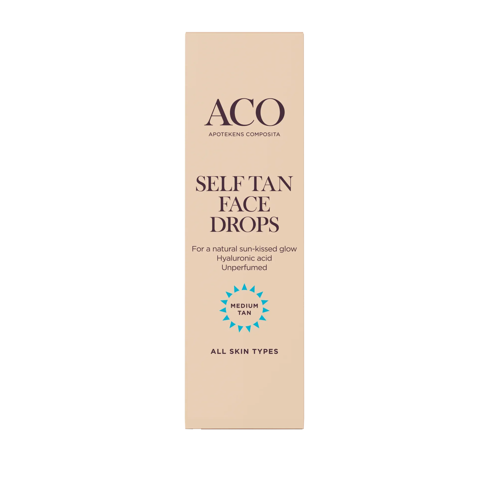 ACO Self Tan Face Drops itseruskettavat tipat kasvoille 30 ml