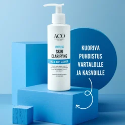 ACO Spotless Skin Clarifying Face & Body Cleanser syväpuhdistava pesuneste epäpuhtaalle iholle 200 ml