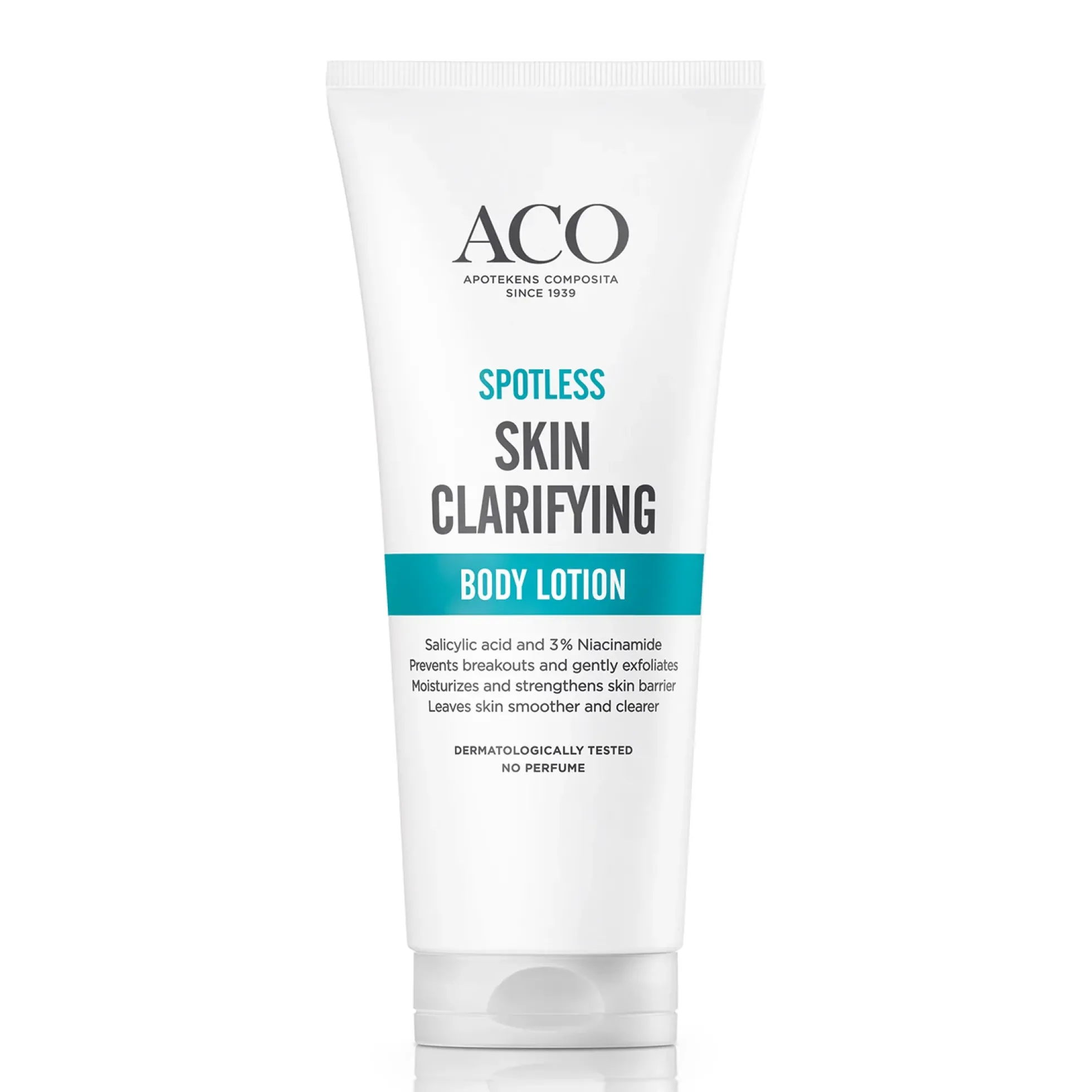 ACO Spotless Skin Clarifying Body Lotion kevyt vartalovoide epäpuhtaalle iholle 200 ml