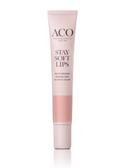 ACO Stay Soft Lips Caramel Nude kosteuttava huulivoide, nude-sävy 12 ml