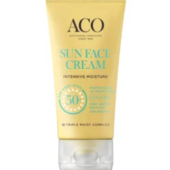 ACO Sun Face Cream SPF50+ kosteuttava aurinkovoide kasvoille
