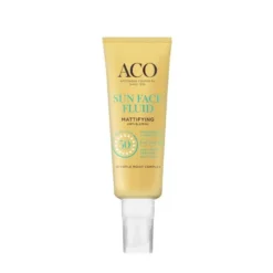 ACO Sun Face Fluid SPF50+ Mattifying -mattapinnan jättävä aurinkovoide kasvoille