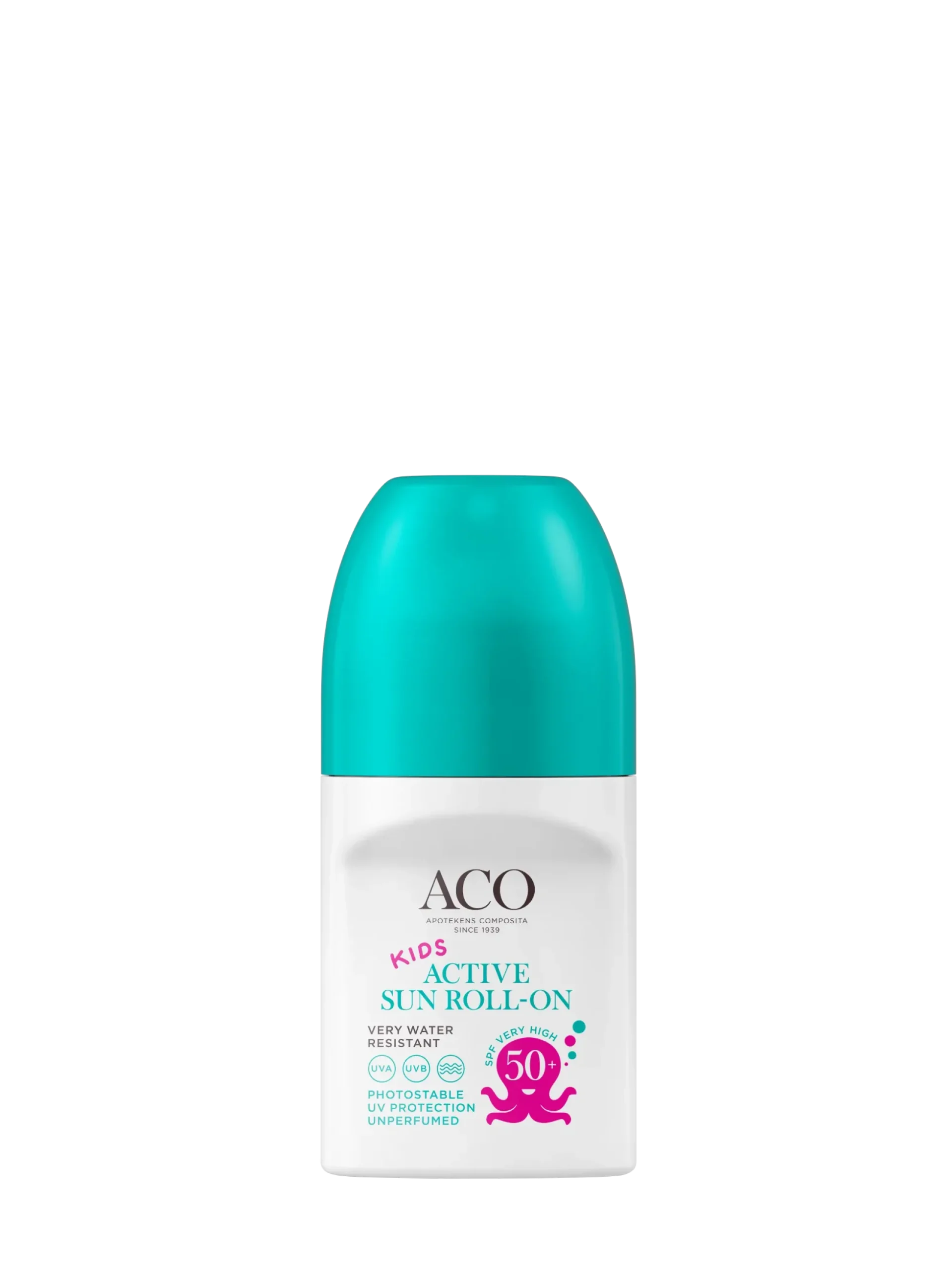 ACO Sun Kids Active Roll-on SPF50+ aurinkovoide lapsille + ACO sun kids stick kaupan päälle!