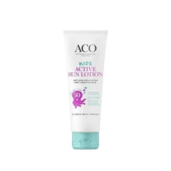 ACO Sun Kids Active Sun Lotion SPF50+ -aurinkovoide lapsille + ACO sun kids stick kaupan päälle!