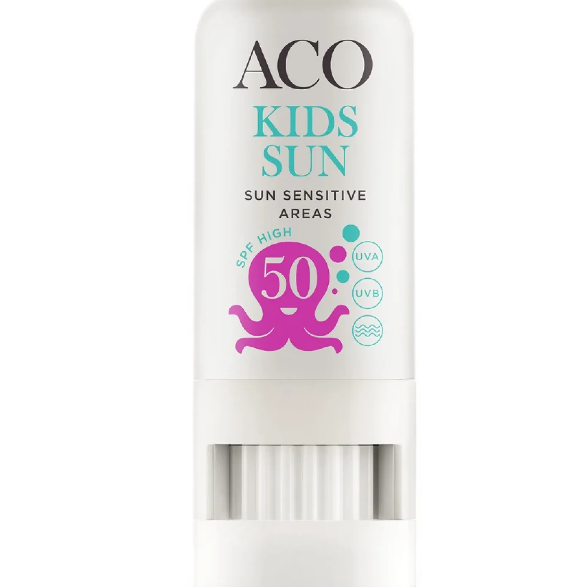 ACO Sun Kids Sun Stick SPF50 aurinkosuojapuikko lapsille + ACO sun kids stick kaupan päälle!