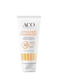 ACO Sun Lotion Intolerance SPF50 aurinkosuojavoide aurinkoherkälle iholle