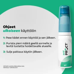 ActiProct geeli aerosoliannostelijalla 45 ml - Peräpukamien oireisiin