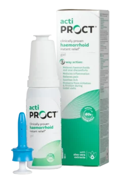 ActiProct geeli aerosoliannostelijalla 45 ml - Peräpukamien oireisiin