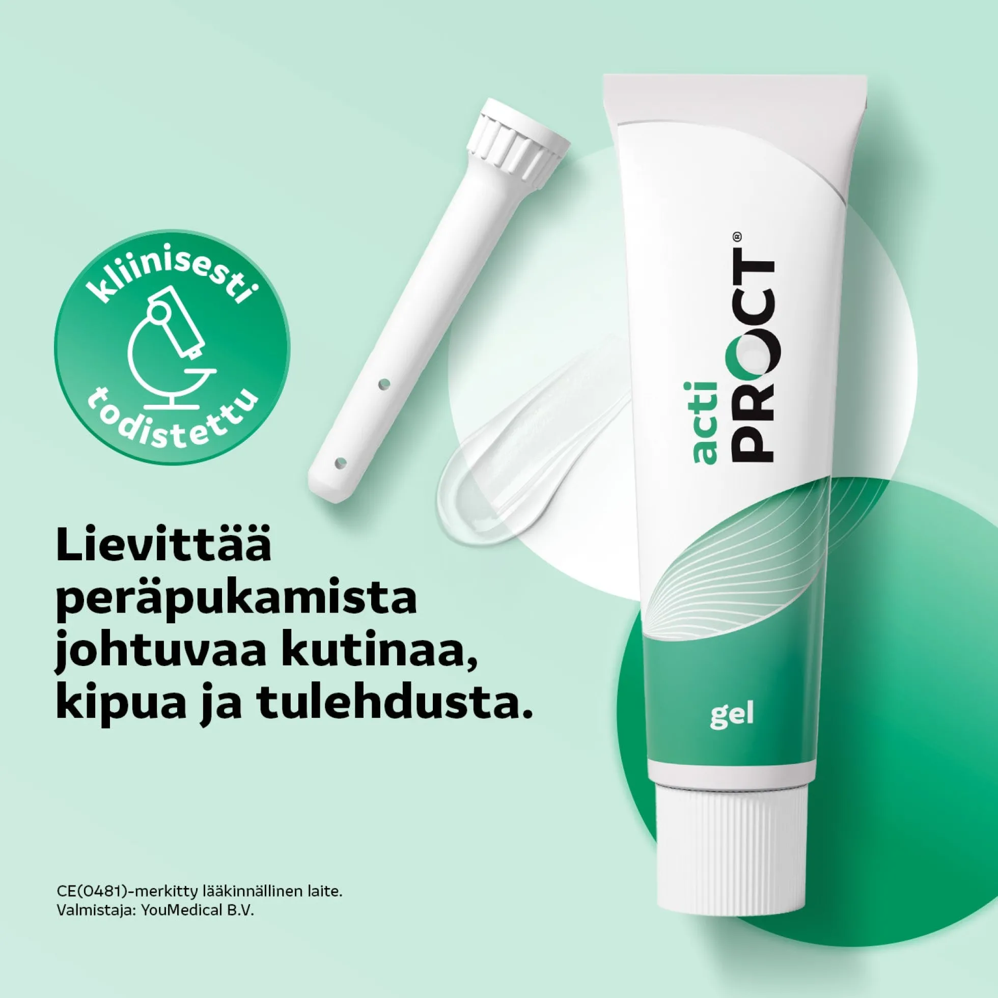 ActiProct geeli + asetin 30 g -Peräpukamien oireisiin