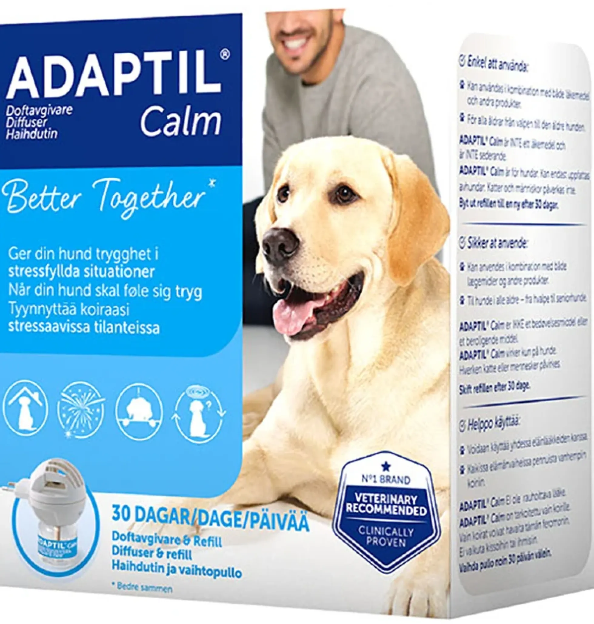Adaptil Calm haihdutin ja liuos