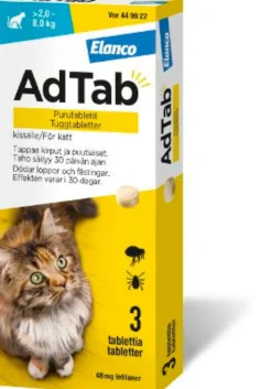 AdTab purutabletit kissalle 3 tabl