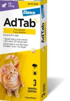 AdTab purutabletit kissalle 3 tabl