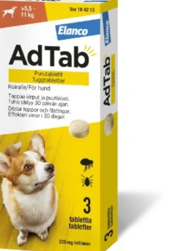 AdTab purutabletit koiralle 3 tabl