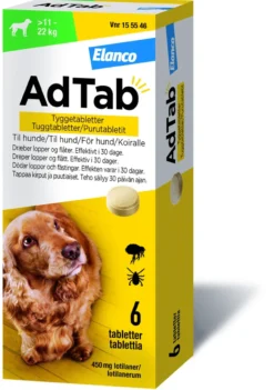AdTab purutabletit koiralle 6 tabl