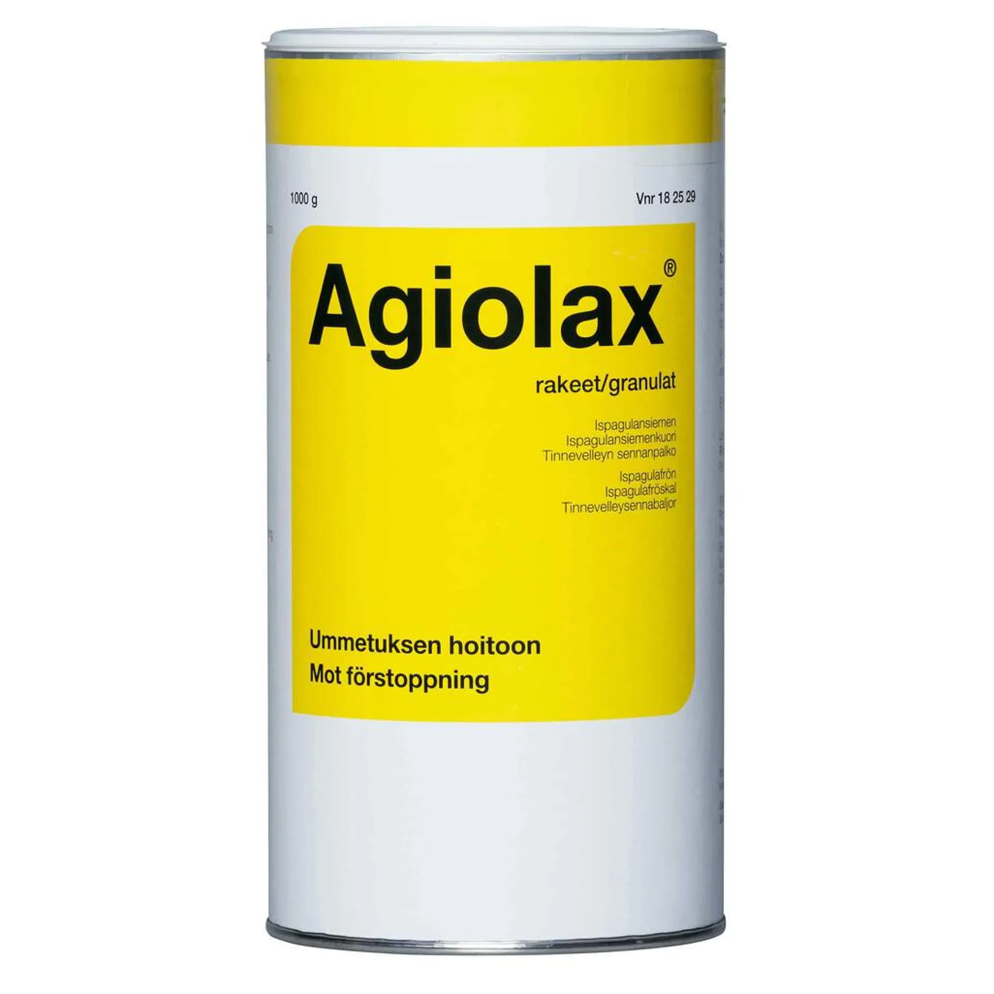 Agiolax kasvirohdosvalmiste ummetuksen lyhytaikaiseen hoitoon - eri kokoja