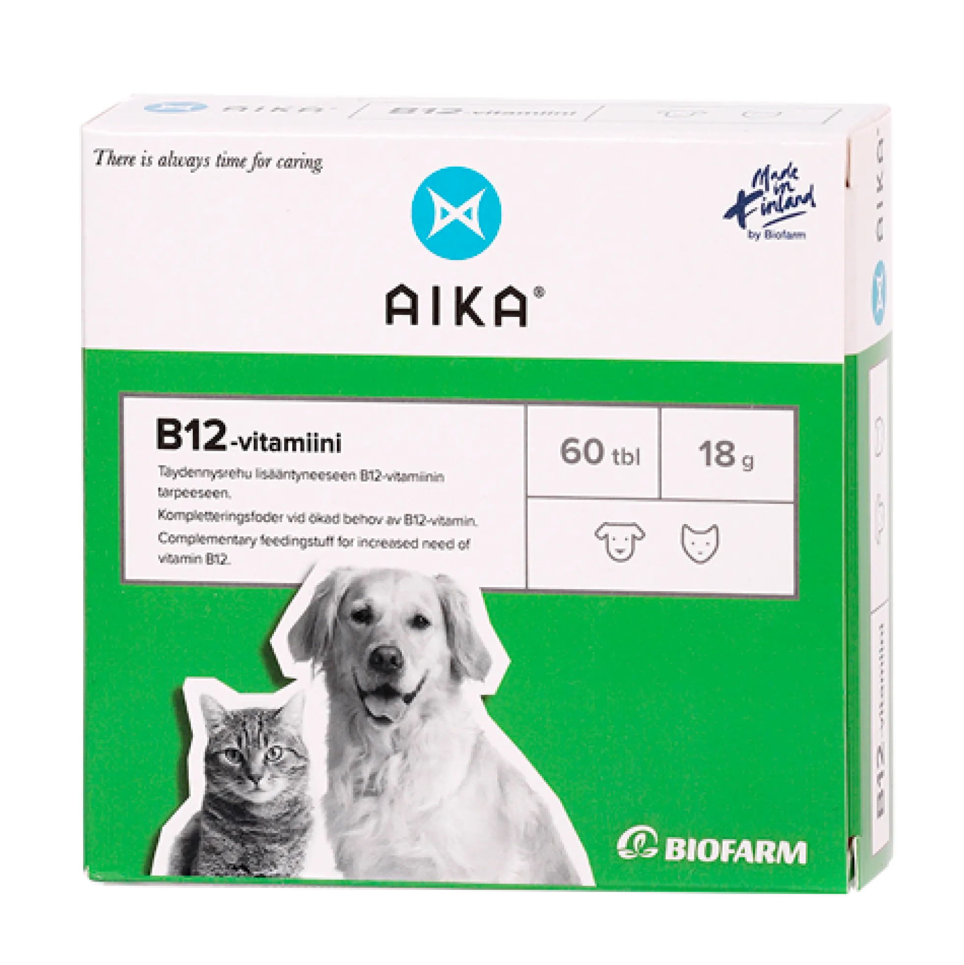 Aika B12-vitamiini kissoille ja koirille 60 tabl