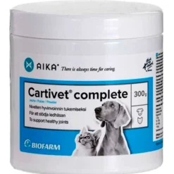 AIKA Cartivet Complete -nivelten hyvinvointiin kissoille ja koirille Eri kokoja